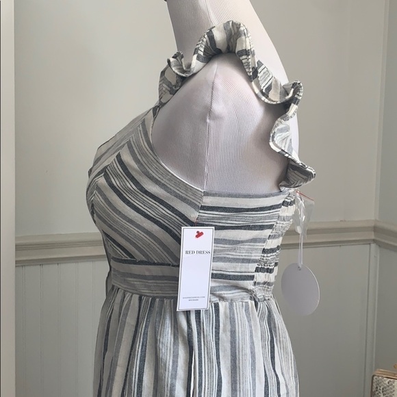 Red Dress Boutique Striped Jumpsuit boho - Picture 5 of 12